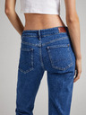 Pepe Jeans Modre ženske kavbojke ravnega kroja Pepe Jeans Mary