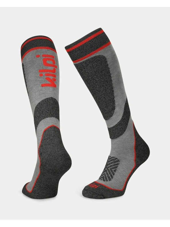 Kilpi Uniseks smučarske nogavice Kilpi ANXO-U Temno siva