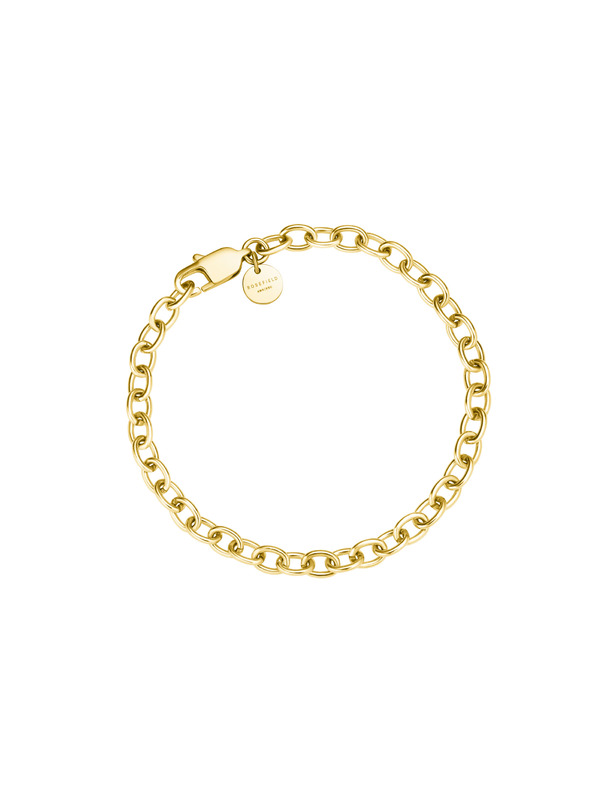 Rosefield Rosefield zapestnica zlaté barve Oval Chainlink JBOCG-J593