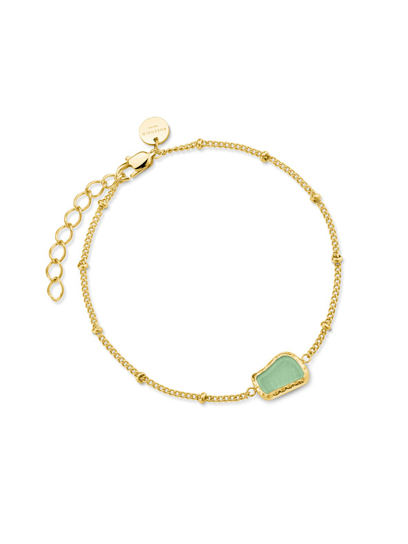 Rosefield Rosefield zapestnica v zlati barvi Organic Gemstone JBOGG-J656