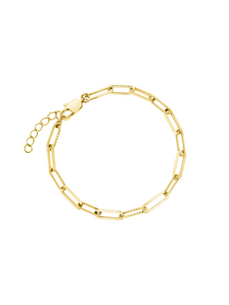 Rosefield Rosefield zapestnica zlaté barve Hammered Chain JBHCG-J595