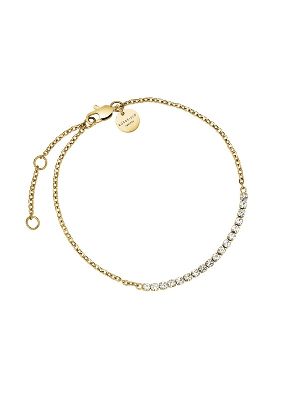 Rosefield Pozlačena ženska zapestnica Rosefield JBTCG-J904