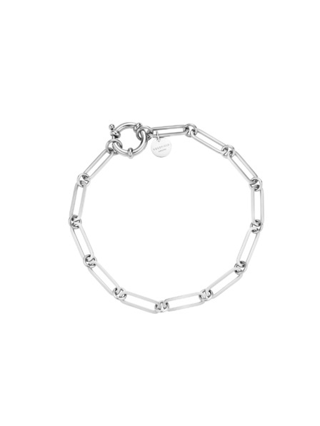 Rosefield Rosefield zapestnica srebrne barve Chunky Chain JBRCS-J608