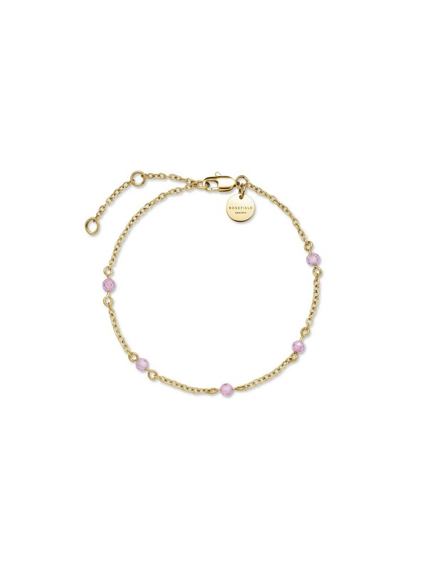 Rosefield Ženska pozlačena zapestnica Rosefield JBPSG-J813