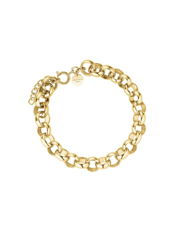 Rosefield Pozlačena ženska zapestnica Rosefield JBCBG-J893