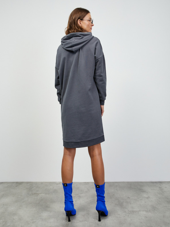 ZOOT.lab Siva ženska jopa s kapuco osnovna obleka ZOOT.lab Dove