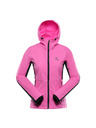 ALPINE PRO Ženska softshell jakna z obdelavo dwr ALPINE PRO KERAKA neon pink