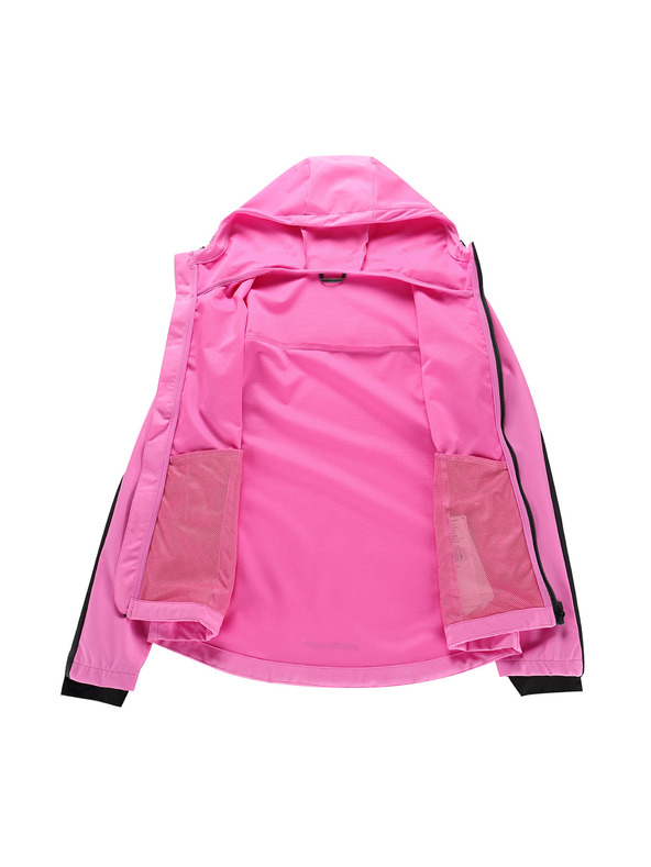 ALPINE PRO Ženska softshell jakna z obdelavo dwr ALPINE PRO KERAKA neon pink