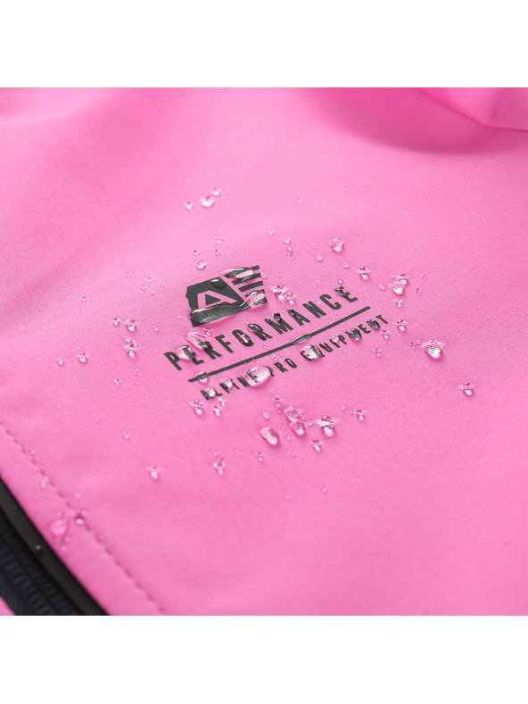 ALPINE PRO Ženska softshell jakna z obdelavo dwr ALPINE PRO KERAKA neon pink