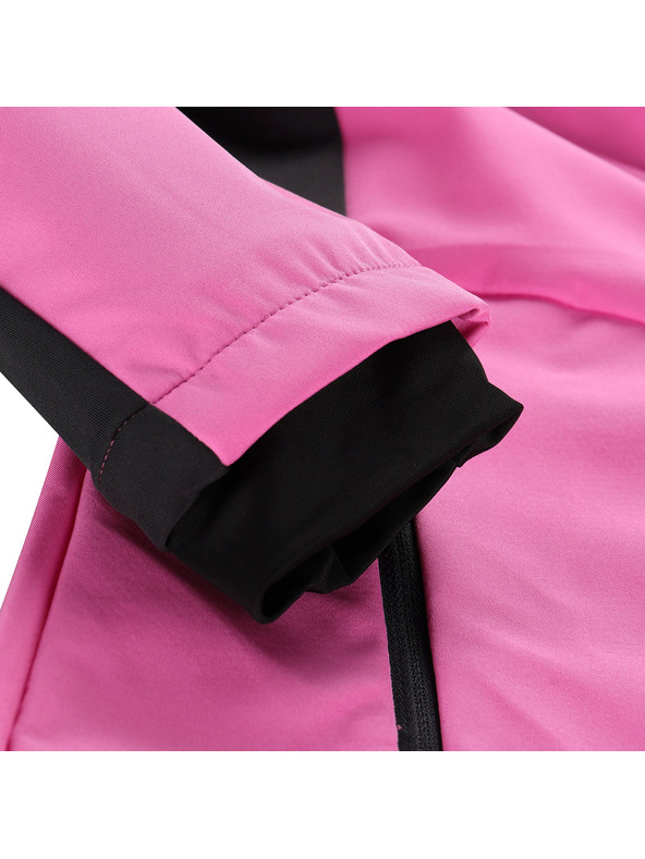 ALPINE PRO Ženska softshell jakna z obdelavo dwr ALPINE PRO KERAKA neon pink