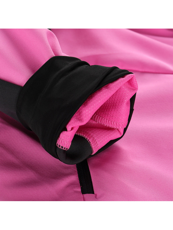 ALPINE PRO Ženska softshell jakna z obdelavo dwr ALPINE PRO KERAKA neon pink