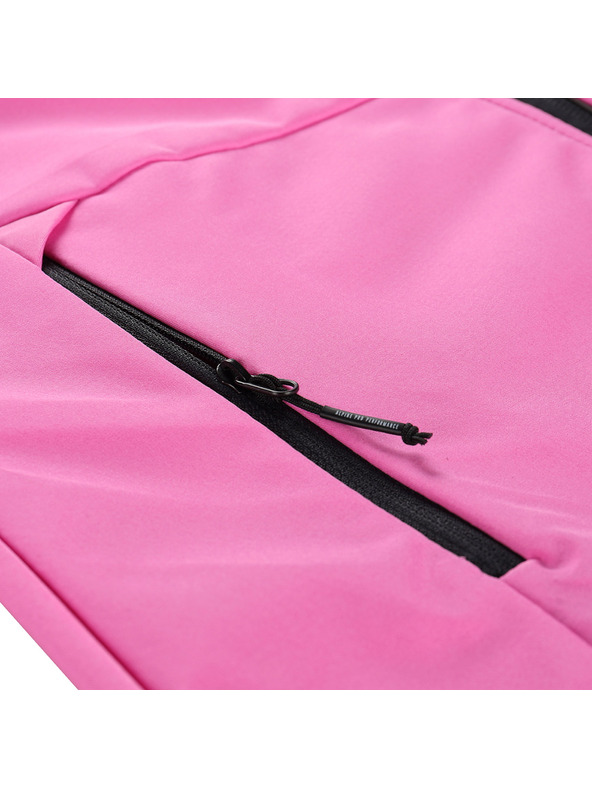 ALPINE PRO Ženska softshell jakna z obdelavo dwr ALPINE PRO KERAKA neon pink