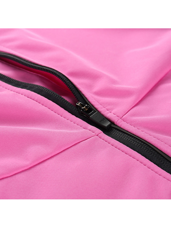 ALPINE PRO Ženska softshell jakna z obdelavo dwr ALPINE PRO KERAKA neon pink