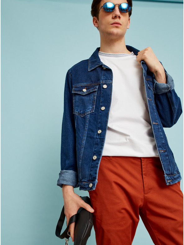 ZOOT.lab Opečnate moške kratke hlače ZOOT.lab Raymond