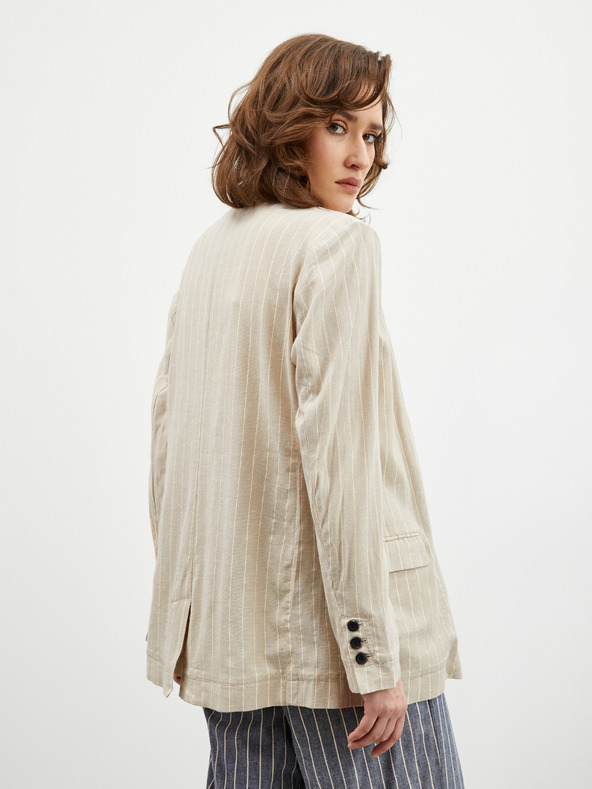ZOOT.lab Bež ženska črtasta jopica ZOOT.lab Ursala