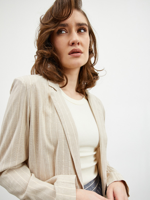 ZOOT.lab Bež ženska črtasta jopica ZOOT.lab Ursala
