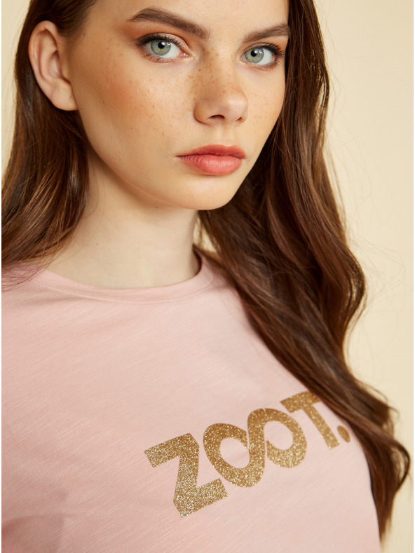 ZOOT.lab Svetlo roza ženska majica s potiskom ZOOT.lab Lucy