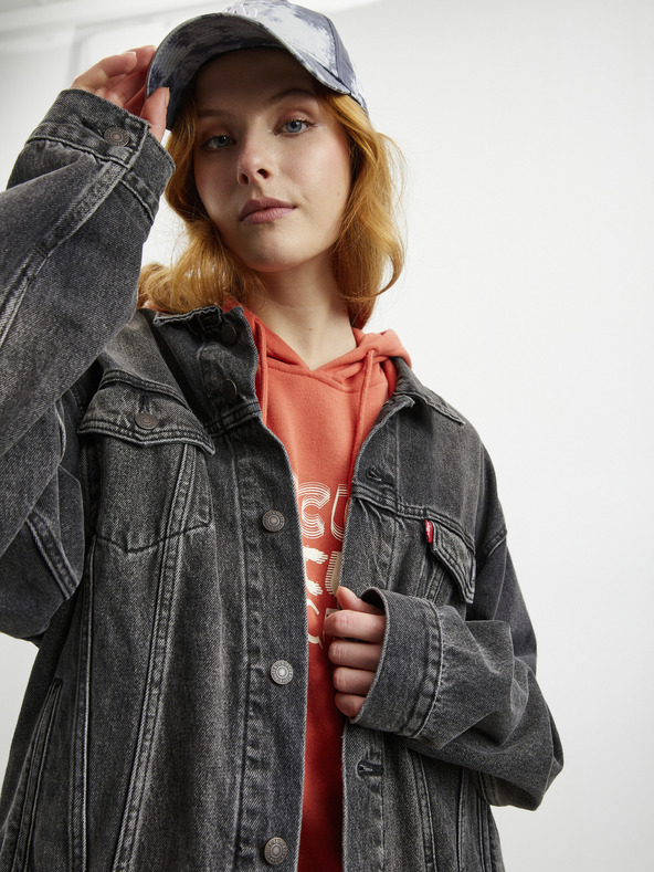 ZOOT.lab Koralna ženska jopica s kapuco in potiskom ZOOT.lab Debby