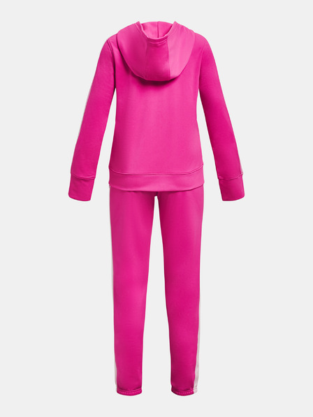 Under Armour Dekliška trenirka Under Armour UA Knit Hooded Tracksuit-PNK