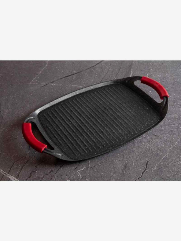 Berlingerhaus Plošča za peko na žaru z neprijemljivo površino 47 cm Burgundy Edition BERLINGERHAUS