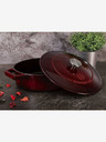 Berlingerhaus Litinast pekač z pokrovko 26 cm Burgundy Line BERLINGERHAUS