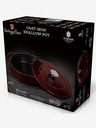 Berlingerhaus Litinast pekač z pokrovko 26 cm Burgundy Line BERLINGERHAUS