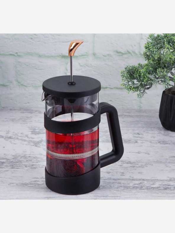 Berlingerhaus Lonček za čaj in kavo French Press 600 ml Black Rose Collection BERLINGERHAUS
