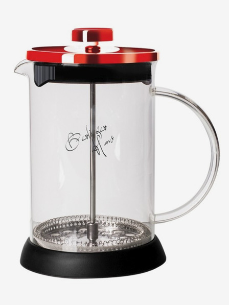 Berlingerhaus Lonček za kavo in čaj French Press 600 ml Burgundija Metallic Line BERLINGERHAUS