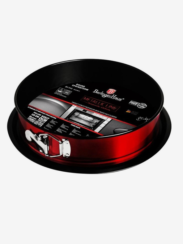 Berlingerhaus BERLINGERHAUS Burgundy Metallic Line 2v1 pekač za torte z neprebojno plastjo