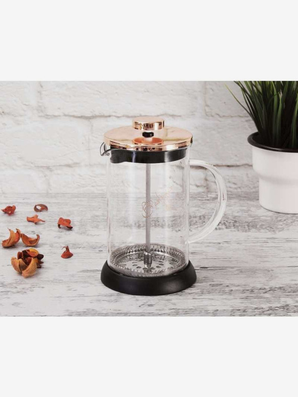 Berlingerhaus Lonček za kavo in čaj French Press 600 ml kolekcija Rosegold BERLINGERHAUS