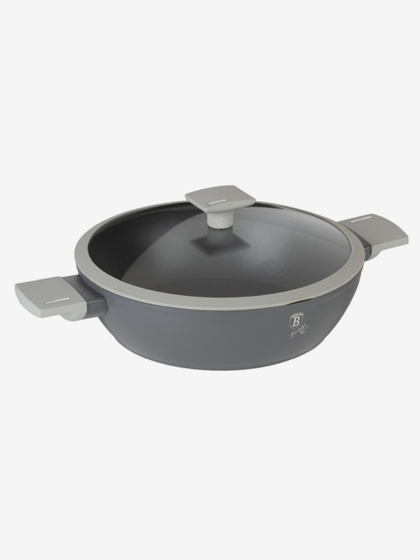 Berlingerhaus Okrogla posoda za peko s pokrovom s titanovo površino 28 cm Aspen Collection BERLINGERHAUS