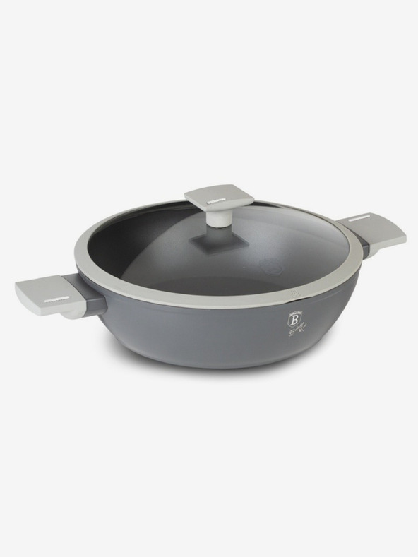 Berlingerhaus Okrogla posoda za peko s pokrovom s titanovo površino 28 cm Aspen Collection BERLINGERHAUS