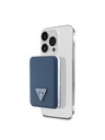Guess Guess PU Grained Triangle Logo MagSafe Powerbank 5000mAh Blue