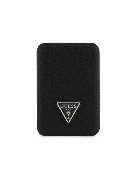 Guess Guess PU Grained Triangle Logo MagSafe Powerbank 5000mAh Črna
