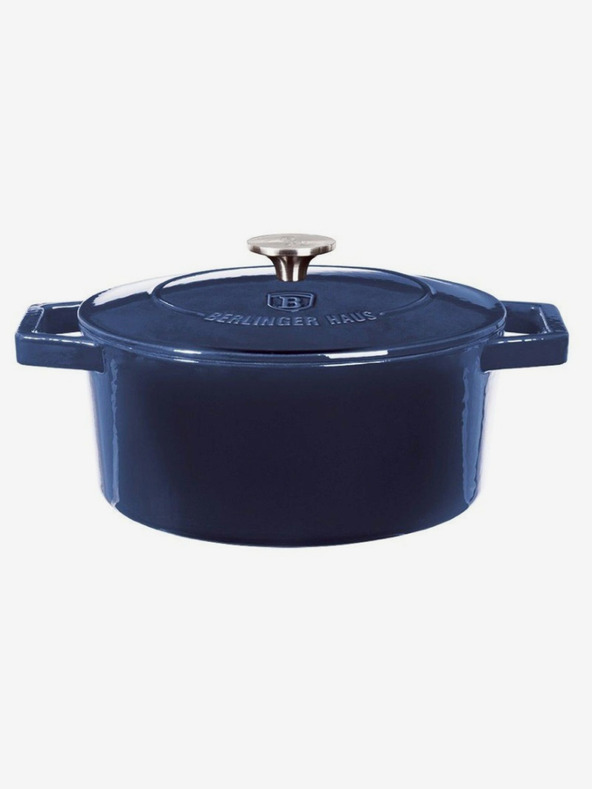 Berlingerhaus Litoželezni pekač z pokrovom BERLINGERHAUS Aquamarine Metallic Line (20 cm)