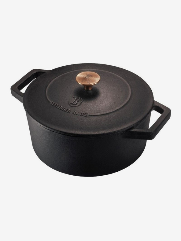 Berlingerhaus Litoželezni pekač s pokrovom 24 cm BERLINGERHAUS Black Rose Collection