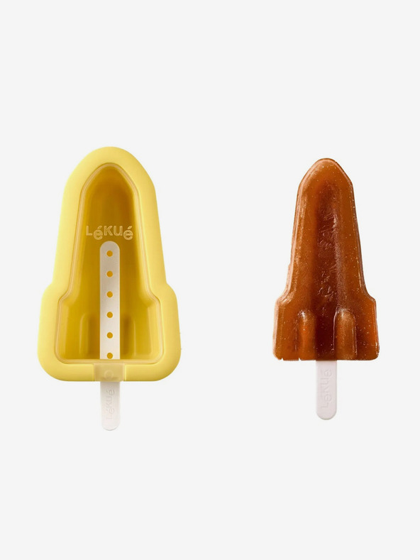 Lékué Lékué rumena posoda za sladoled v obliki rakete
