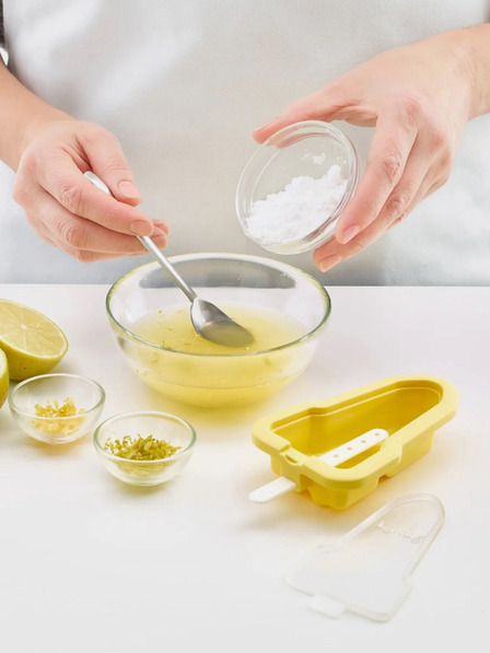 Lékué Lékué rumena posoda za sladoled v obliki rakete