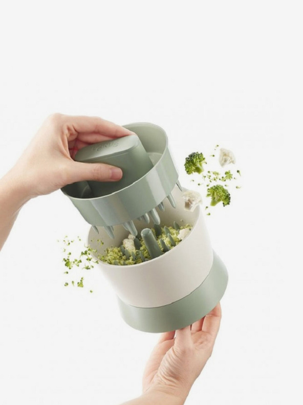 Lékué Lékué Rezalnik za brokoli in cvetačo bele in zelene barve