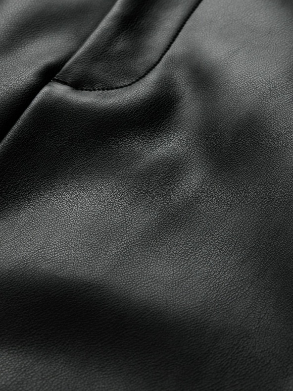 GAP Koženkové midi sukňa Utility GAP