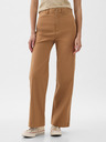 GAP Hlače Khaki Wide GAP