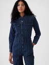 GAP Gap Utility Denim Cargo Jumpsuit