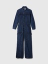 GAP Gap Utility Denim Cargo Jumpsuit