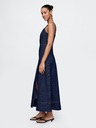 GAP Maxi obleka iz džinsa UltraSoft GAP
