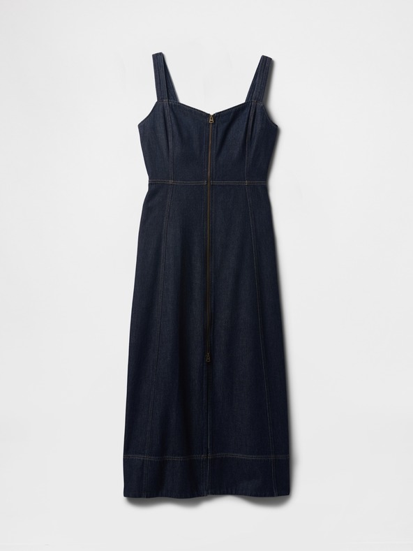 GAP Maxi obleka iz džinsa UltraSoft GAP