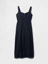GAP Maxi obleka iz džinsa UltraSoft GAP
