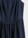 GAP GAP Maxi obleka iz džinsa z žepi