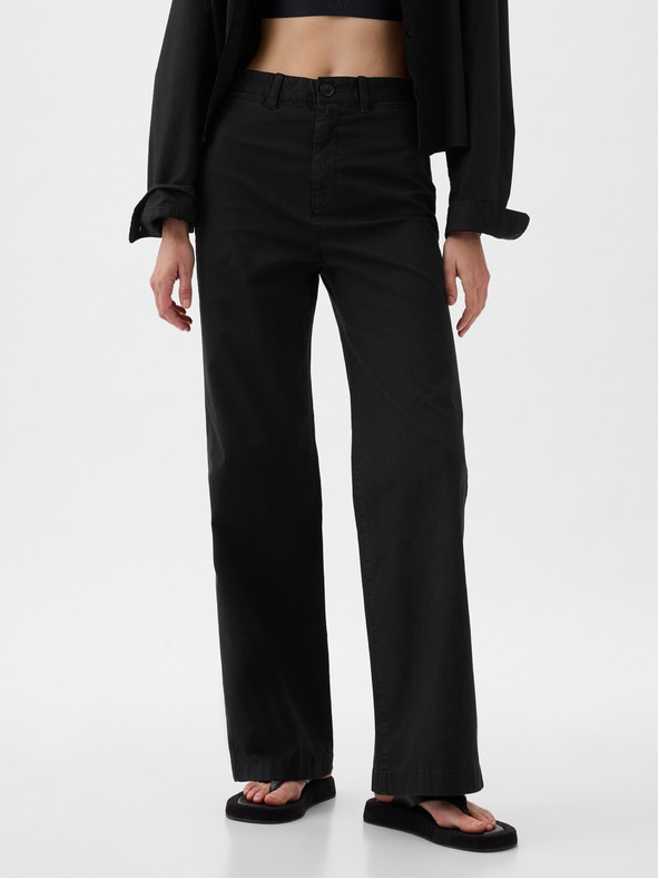 GAP Hlače Khaki Wide GAP