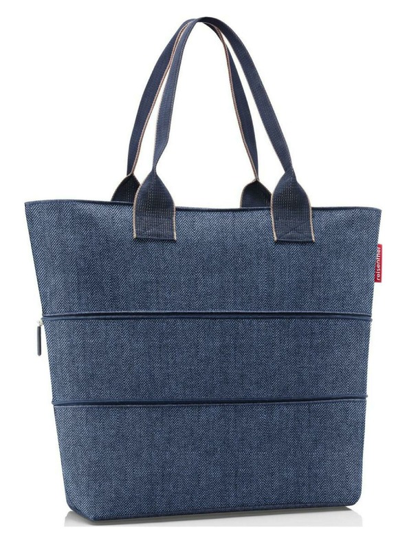 Reisenthel Torba Reisenthel Shopper E1 Herringbone Dark Blue