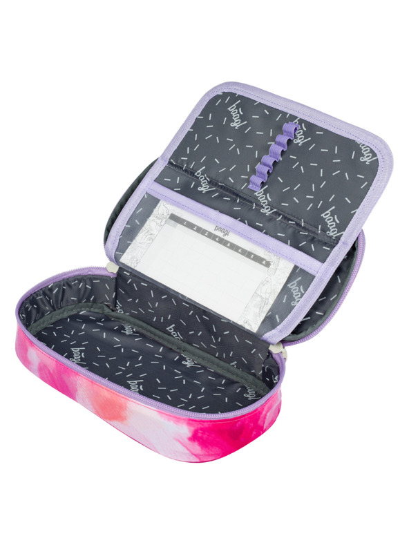 BAAGL  Rožnata šolska oprema - nahrbtnik, peresnica, torba Baagl Core Painting